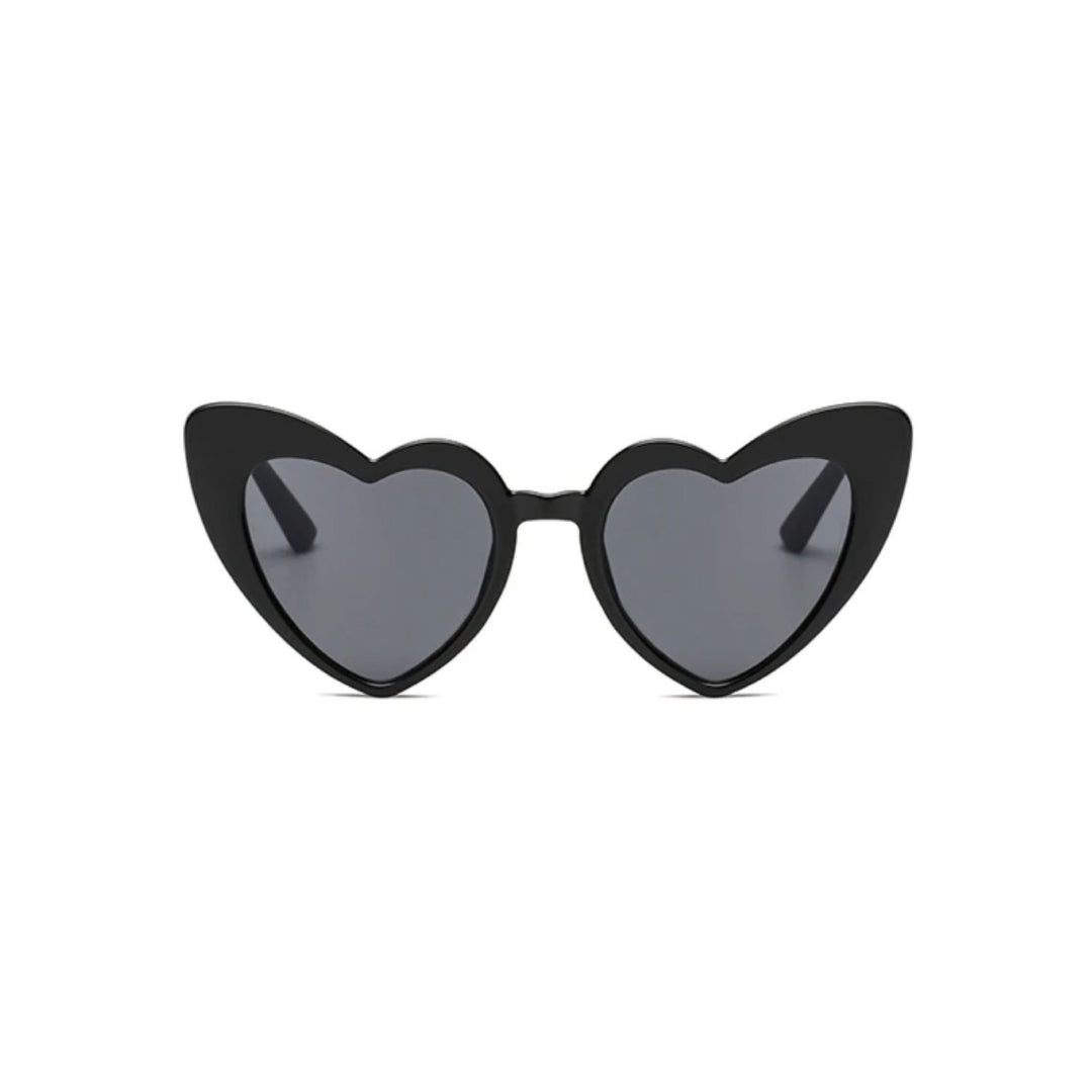 Love Heart Glasses - Black