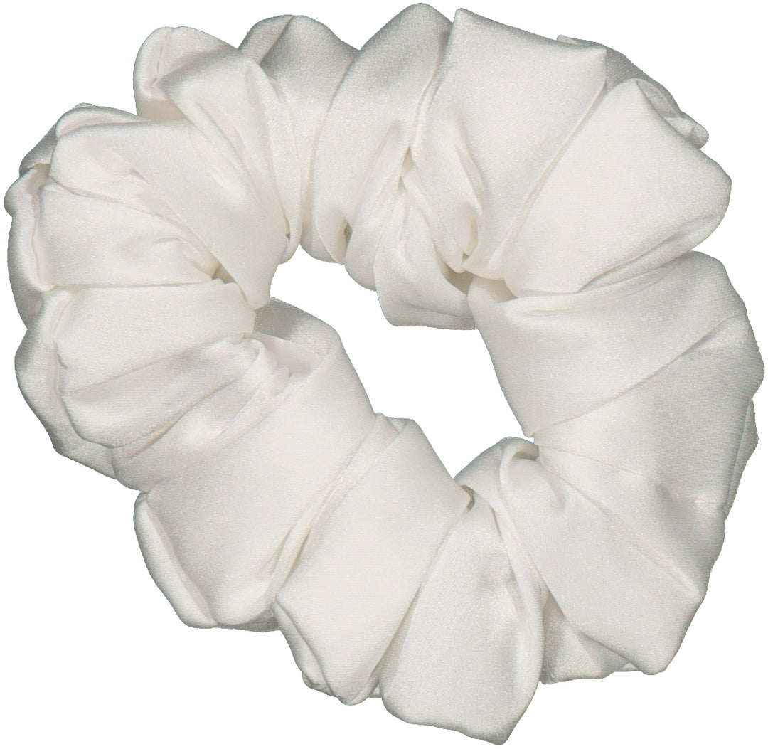 Luxe Scrunchie - White
