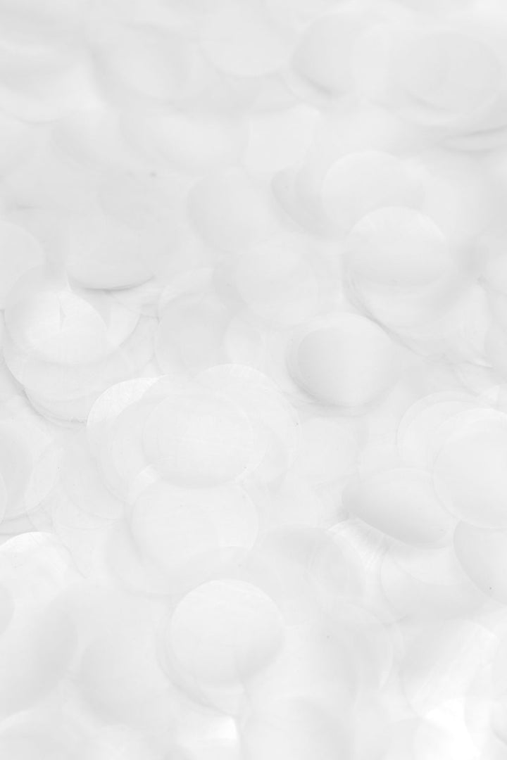Biodegradable Confetti | Classic White