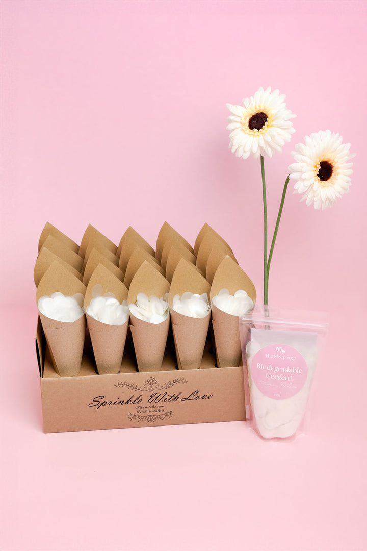 Biodegradable Confetti & Confetti Tray Bundle