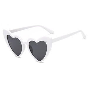 Love Heart Glasses - White