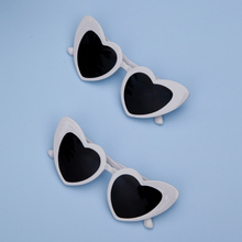 Load image into Gallery viewer, Love Heart Glasses - White