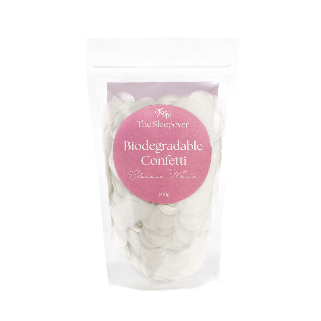 Biodegradable Confetti | Classic White