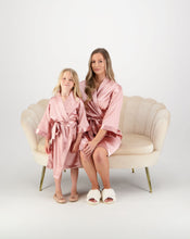 Load image into Gallery viewer, Alexa Mini Flower Girl Robe - Dusty Rose