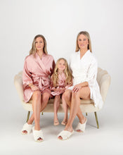 Load image into Gallery viewer, Alexa Satin Robe - Dusty Rose