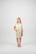 Load image into Gallery viewer, Alexa Mini Flower Girl Robe - Champagne