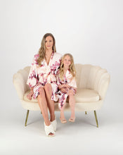 Load image into Gallery viewer, Isla Floral Mini Flower Girl Robe - Champagne