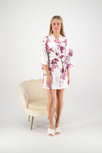 Load image into Gallery viewer, Isla Floral Robe - White