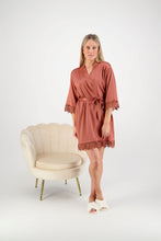 Load image into Gallery viewer, Misha Lace Robe - Copper
