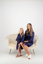 Load image into Gallery viewer, Misha Lace Robe - Navy