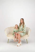 Load image into Gallery viewer, Misha Mini Flower Girl Robe - Sage Green