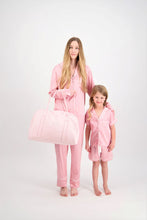 Load image into Gallery viewer, MINI Sienna Short PJ Set - Dusty Rose/White