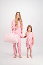 Load image into Gallery viewer, Georgie Long PJ Set - Dusty Rose/ White