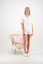 Load image into Gallery viewer, Sienna Short PJ Set - White/ Blush