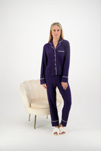 Load image into Gallery viewer, Sophia Supersoft Long PJ Set - Navy