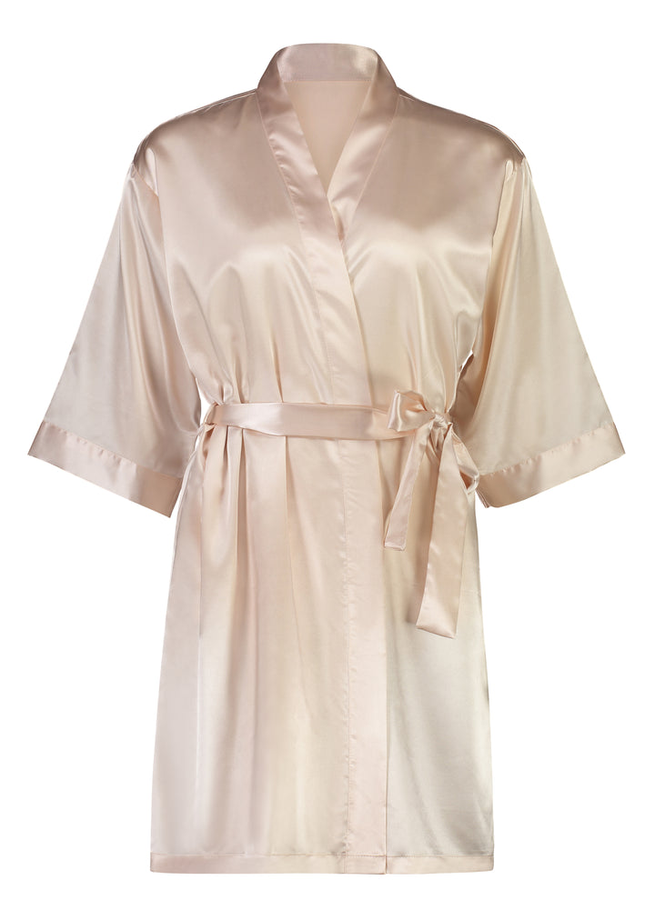 Alexa Mini Flower Girl Robe - Blush