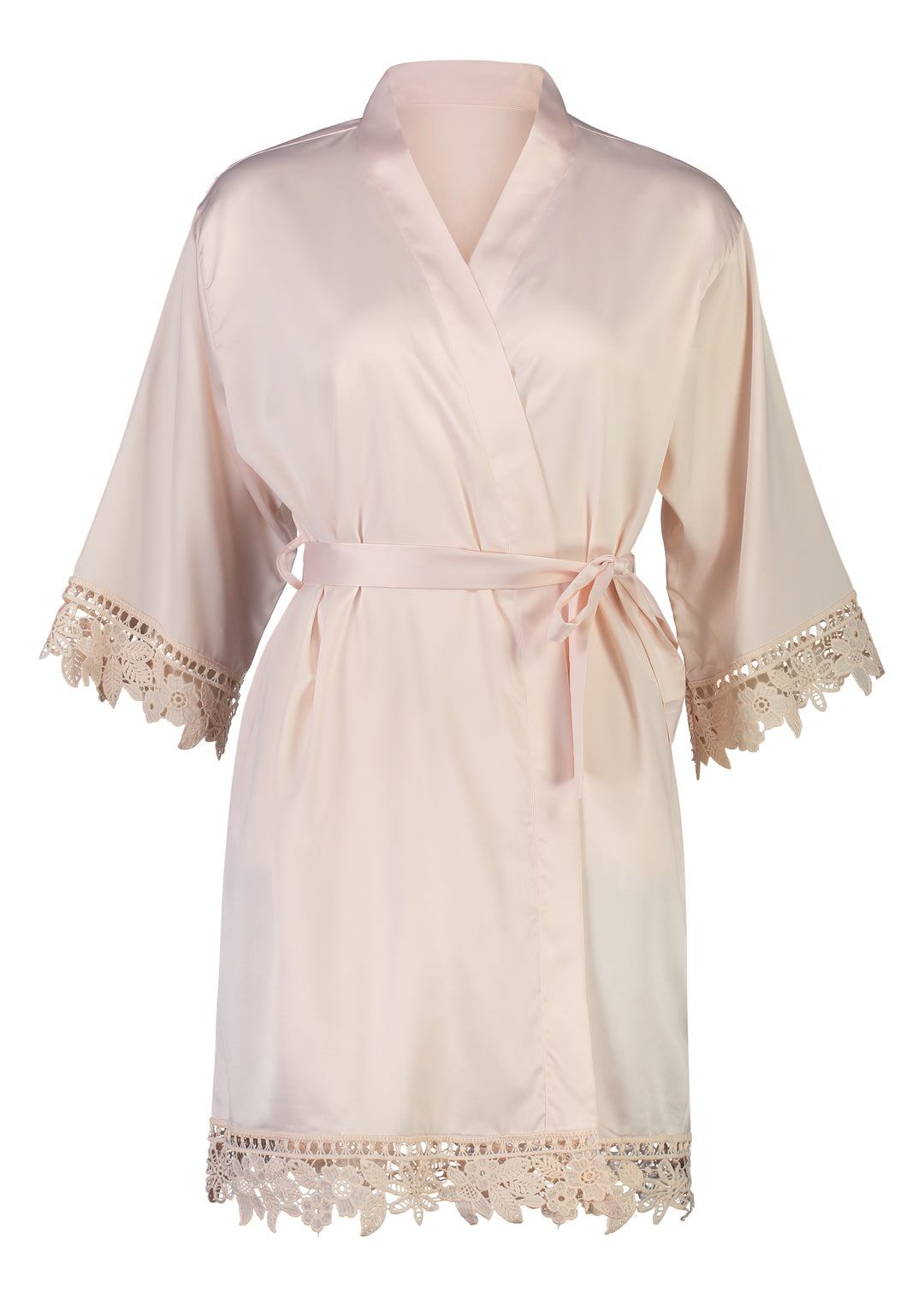 Misha Mini Flower Girl Robe - Blush