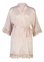 Load image into Gallery viewer, Misha Lace Robe - Blush
