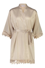 Load image into Gallery viewer, Misha Lace Robe - Champagne