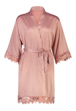 Load image into Gallery viewer, Misha Lace Robe - Dusty Rose