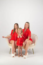 Load image into Gallery viewer, Sienna Mini Short PJ Set - Red/White