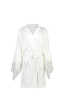 Load image into Gallery viewer, Ava Short Lace Robe - White