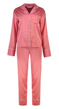 Load image into Gallery viewer, Georgie Long PJ Set - Candy Pink/ White - XL &amp; 2XL sizes only!