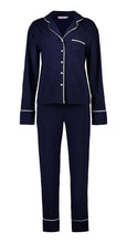 Load image into Gallery viewer, Sophia Supersoft Long PJ Set - Navy